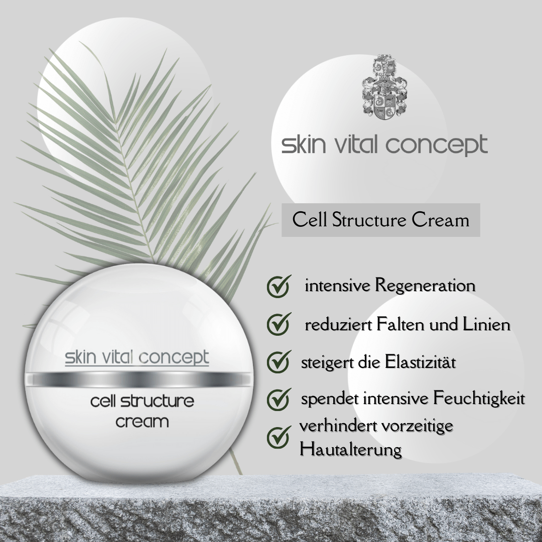 Cell Structure Cream 50 g von Skin Vital Concept – Hautstraffende Creme für eine verbesserte Hautstruktur.